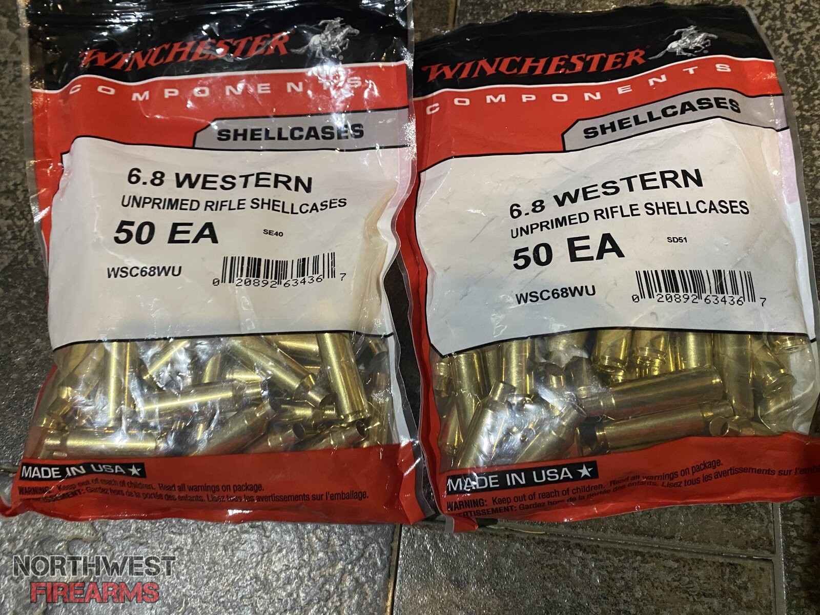 NEW Winchester 6.8 Western Brass | Northwest Firearms