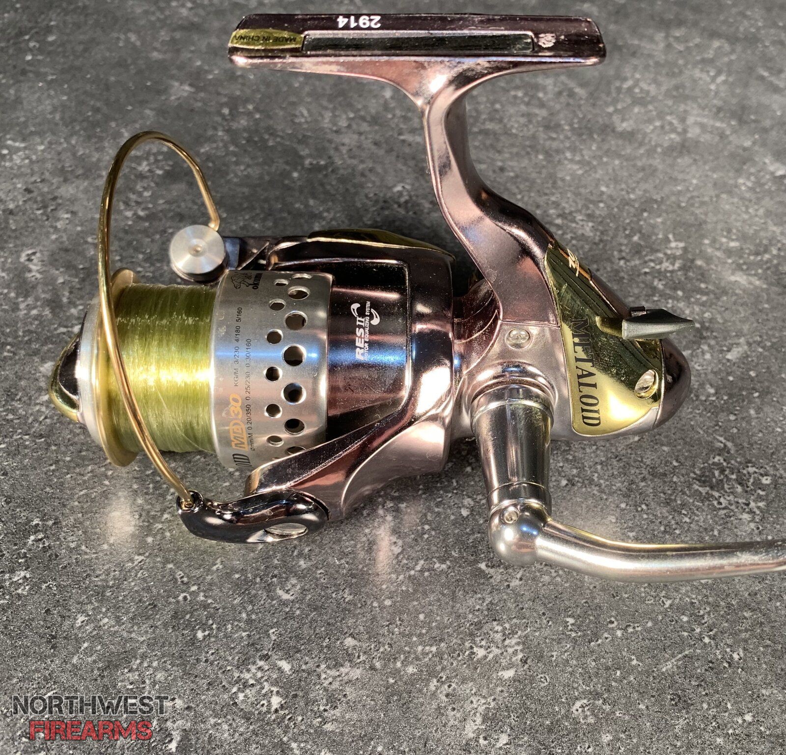 Okuma Metaloid MD 30 Spinning Reel, w Spare Spool and line, New
