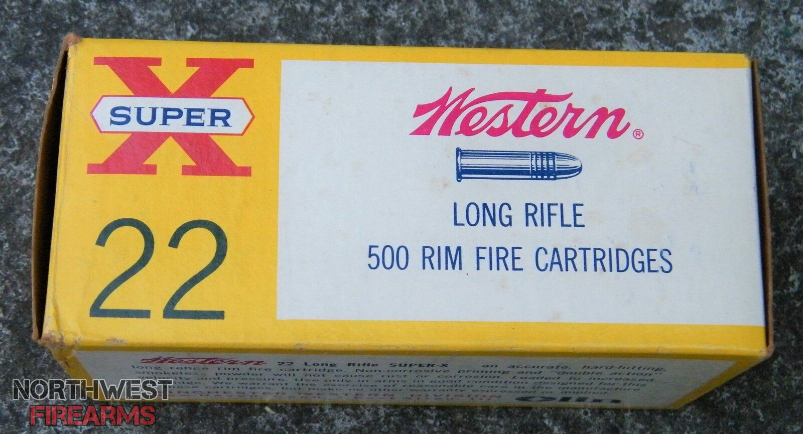 Vintage .22 LR Winchester Western Super X Ammo Full Box of 500 rounds |  Northwest Firearms