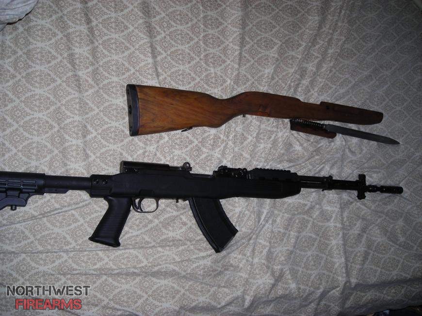Yugo Sks With Tapco Collapsible Stock And Wood Stock Northwest