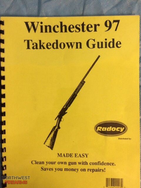 Winchester Model 97  Rifles Takedown Guide Radocy Assy. 