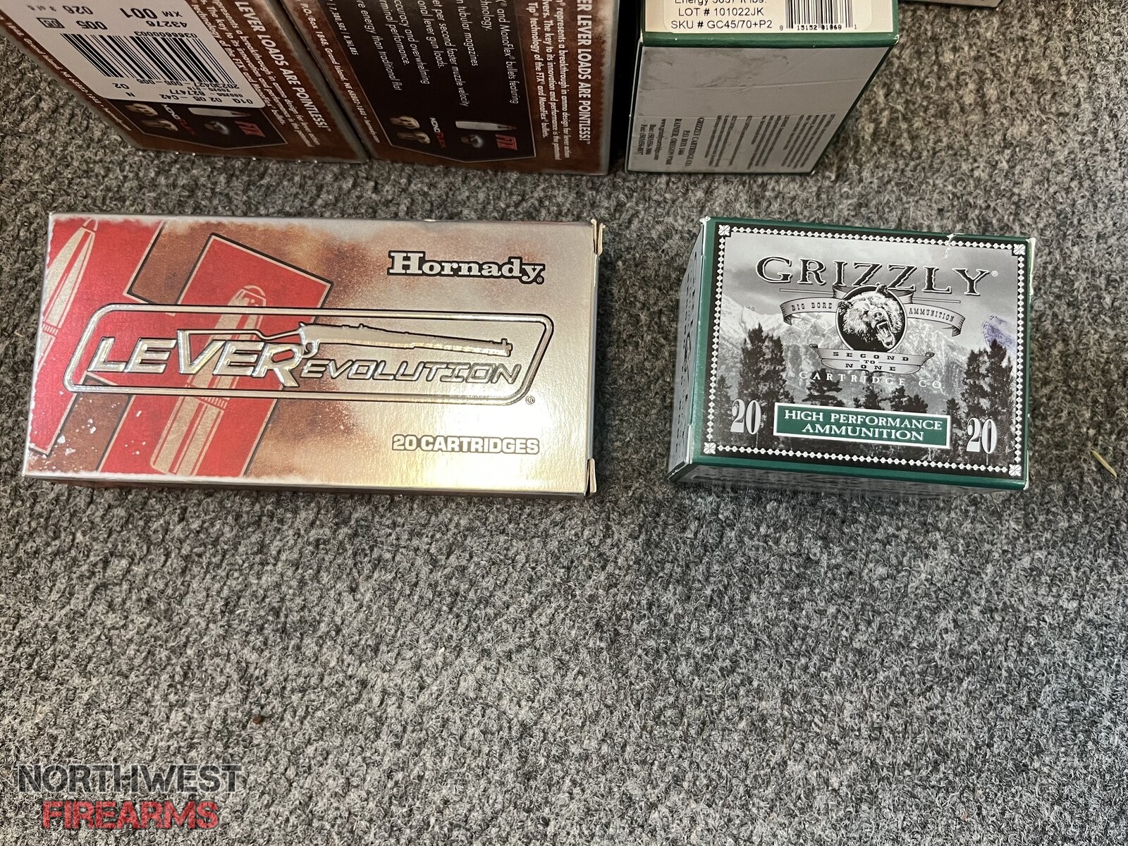45-70 Ammo Hornady and Grizzly | Northwest Firearms