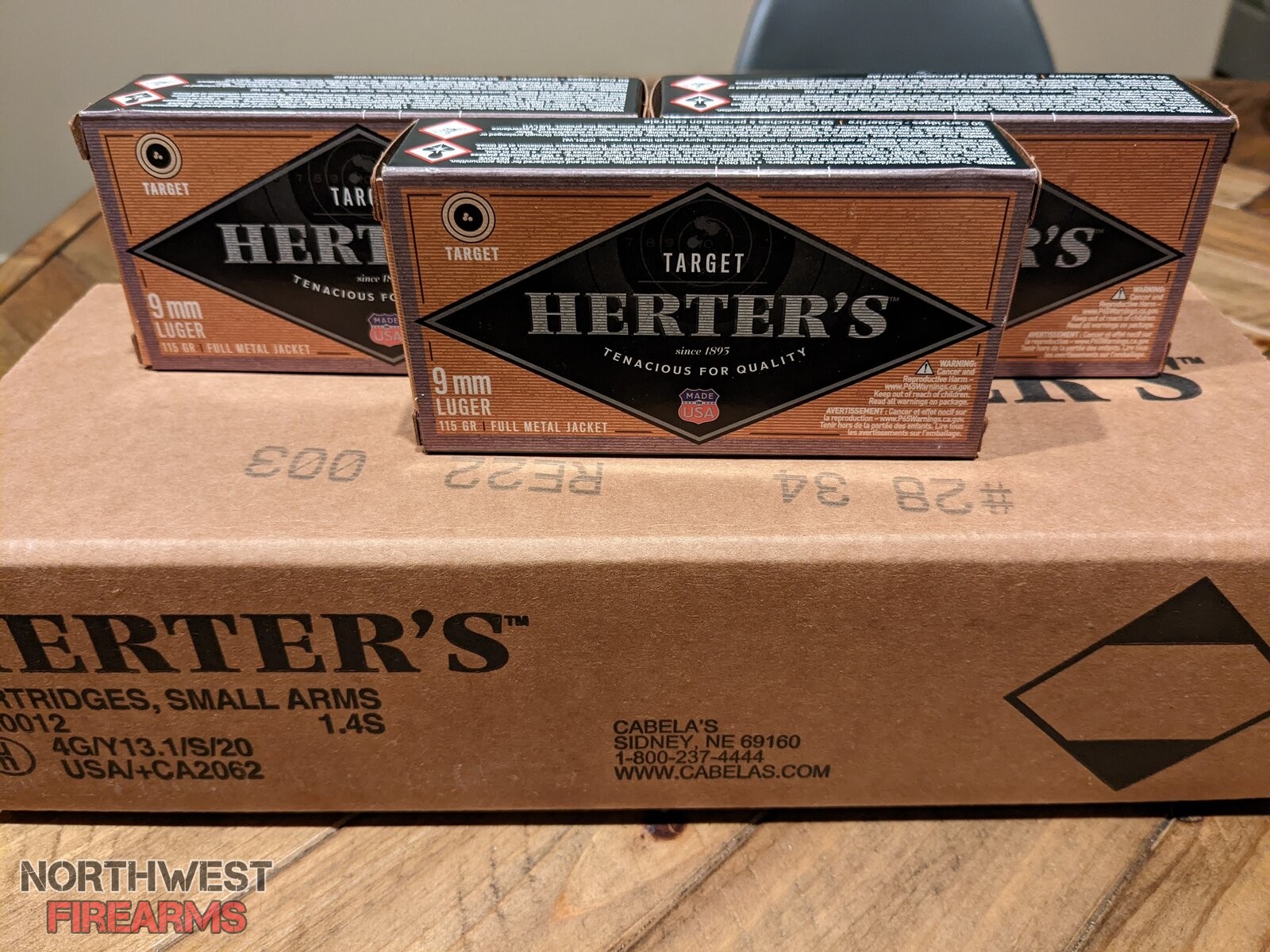 Herter's Target Ammo - 9mm 115 Gr - 650 RDS $200 | Northwest Firearms