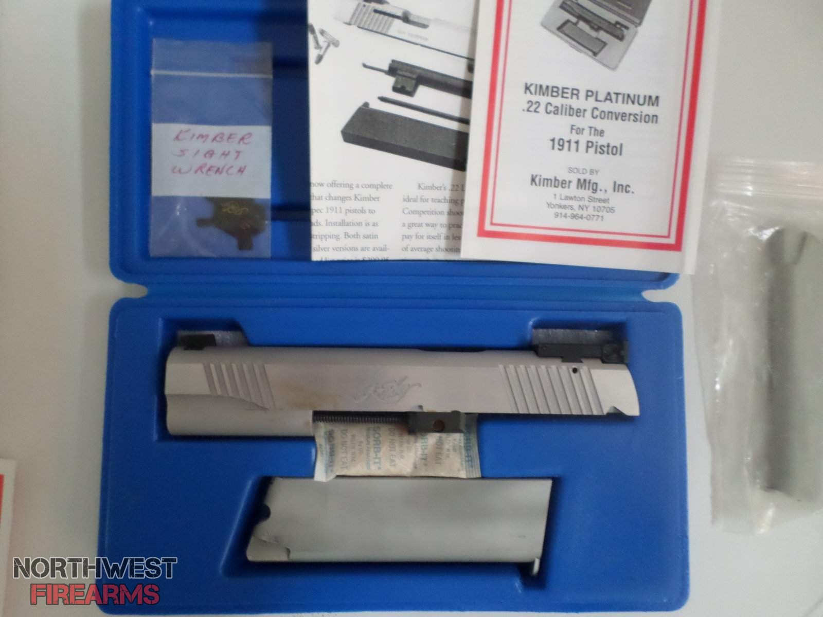 WTS WA - KIMBER CLASSIC STAINLESS 5" .22 CONVERSION KIT UNUSED