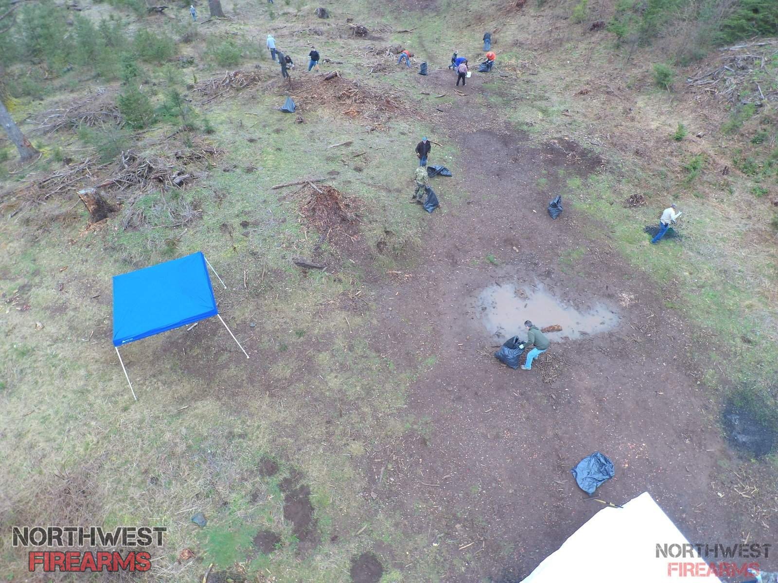 Aerial Photos Of the Cleanup