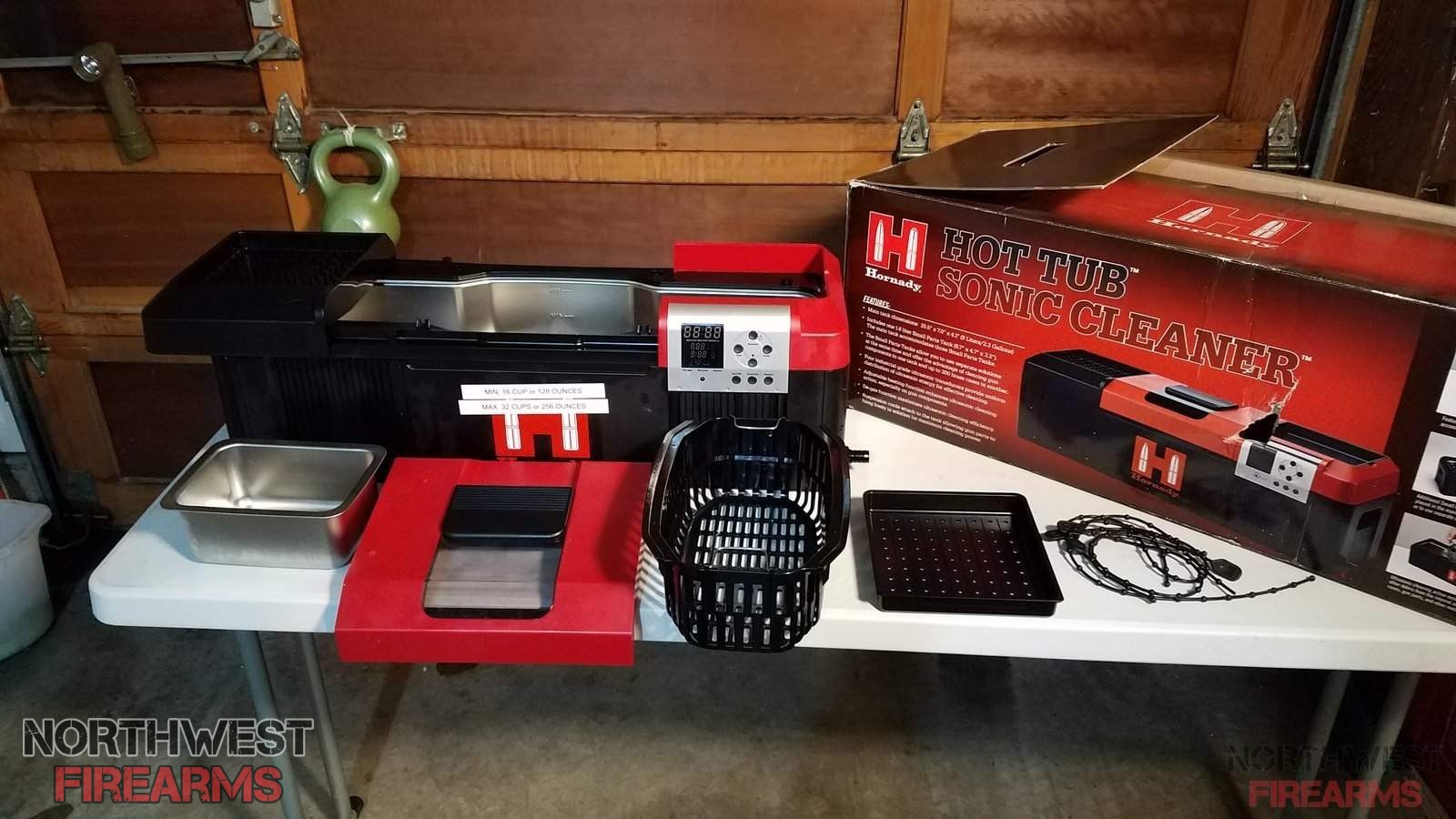 everything unpacked,  my Hornady Sonic Cleaner