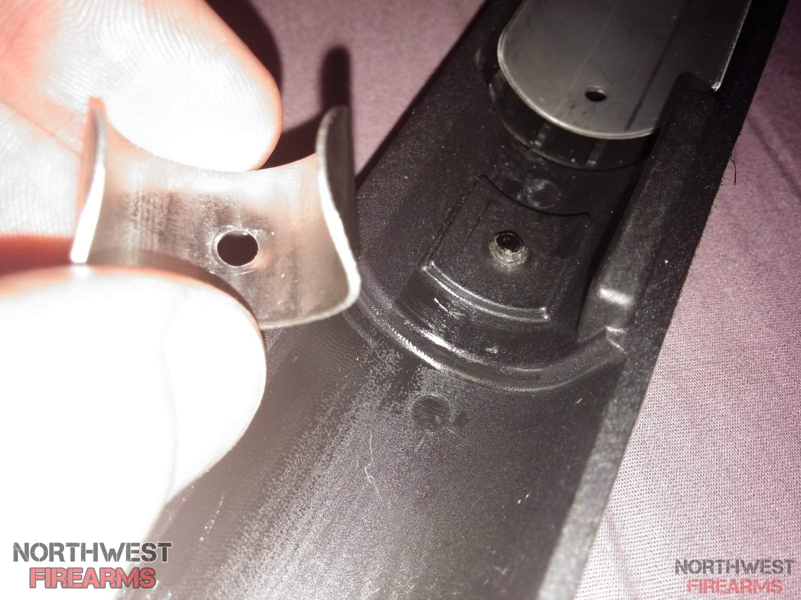 Faulty clip rivet in AAMINI handguard