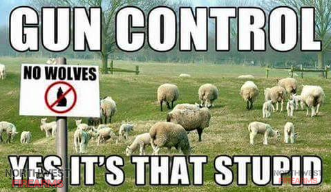 Gun control-no wolves