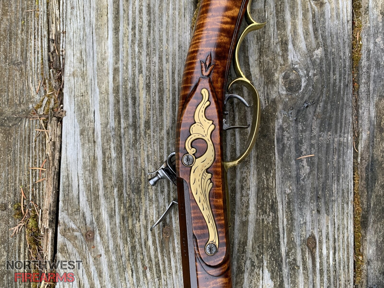 Sideplate Doc Brown Longrifle.