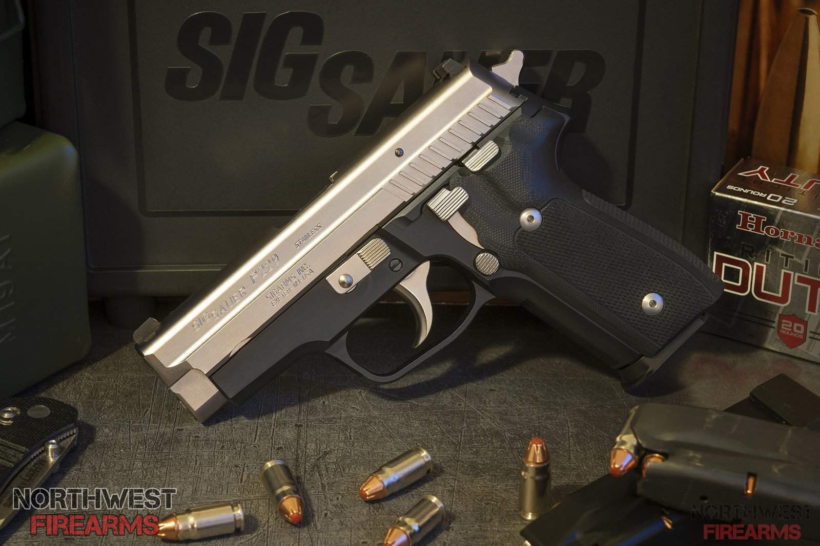 Sig P229 circa 1996 with Grayguns inc P Sait trigger